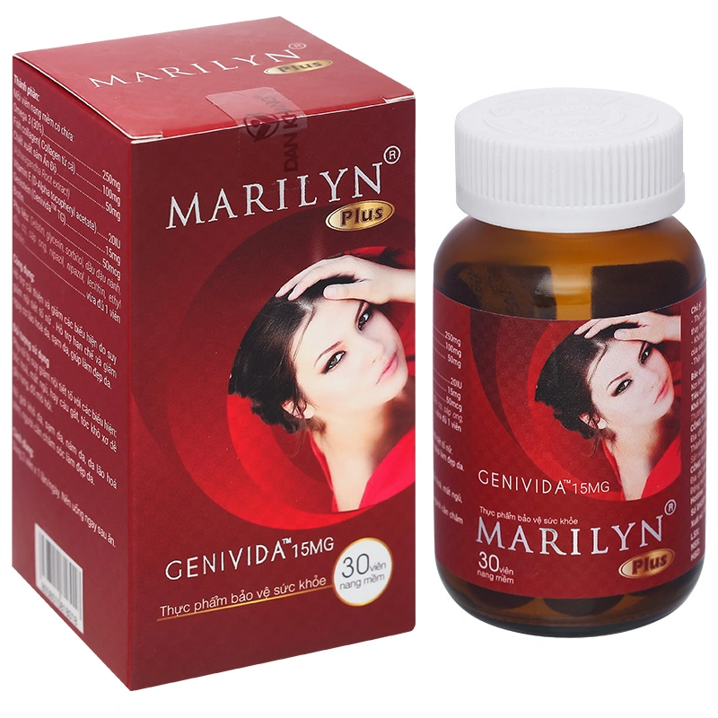 Thực phẩm bảo vệ sức khỏe Marilyn Plus lọ 30 viên - 1